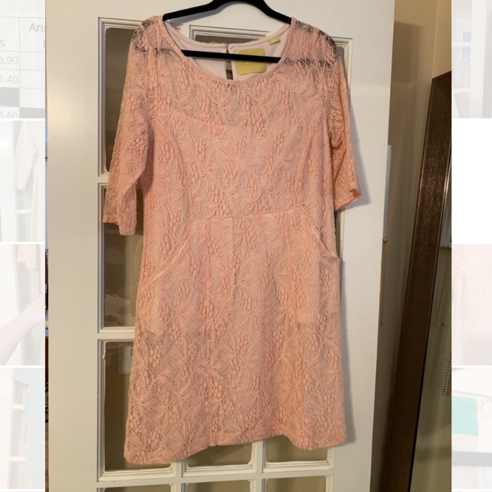 A line lace dress